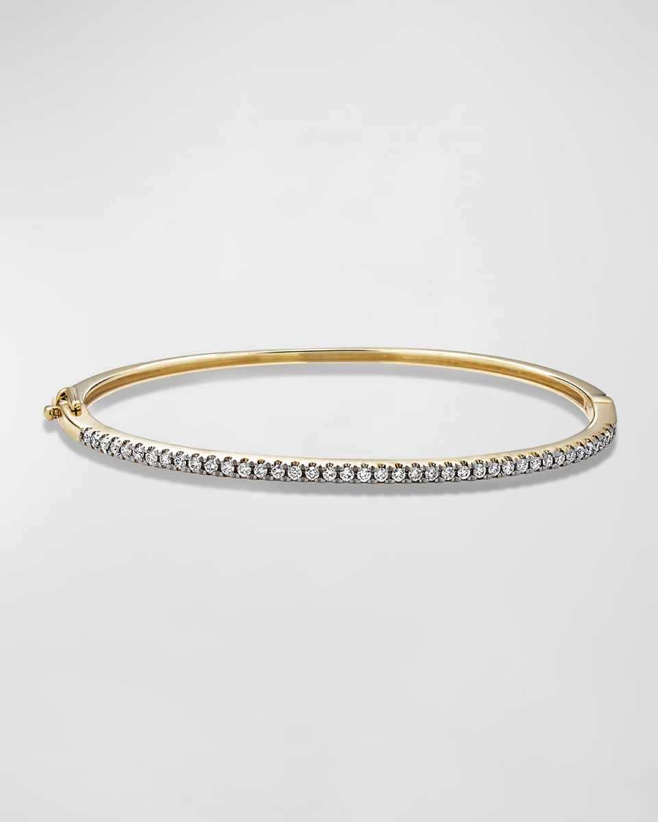 Diamond Stroke Tennis Bangle Bracelet